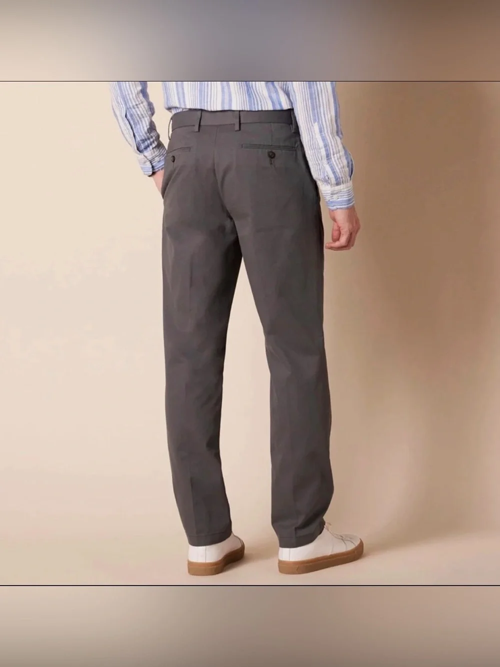 Amazon Essentials Men's Chinos in Charcoal Gray